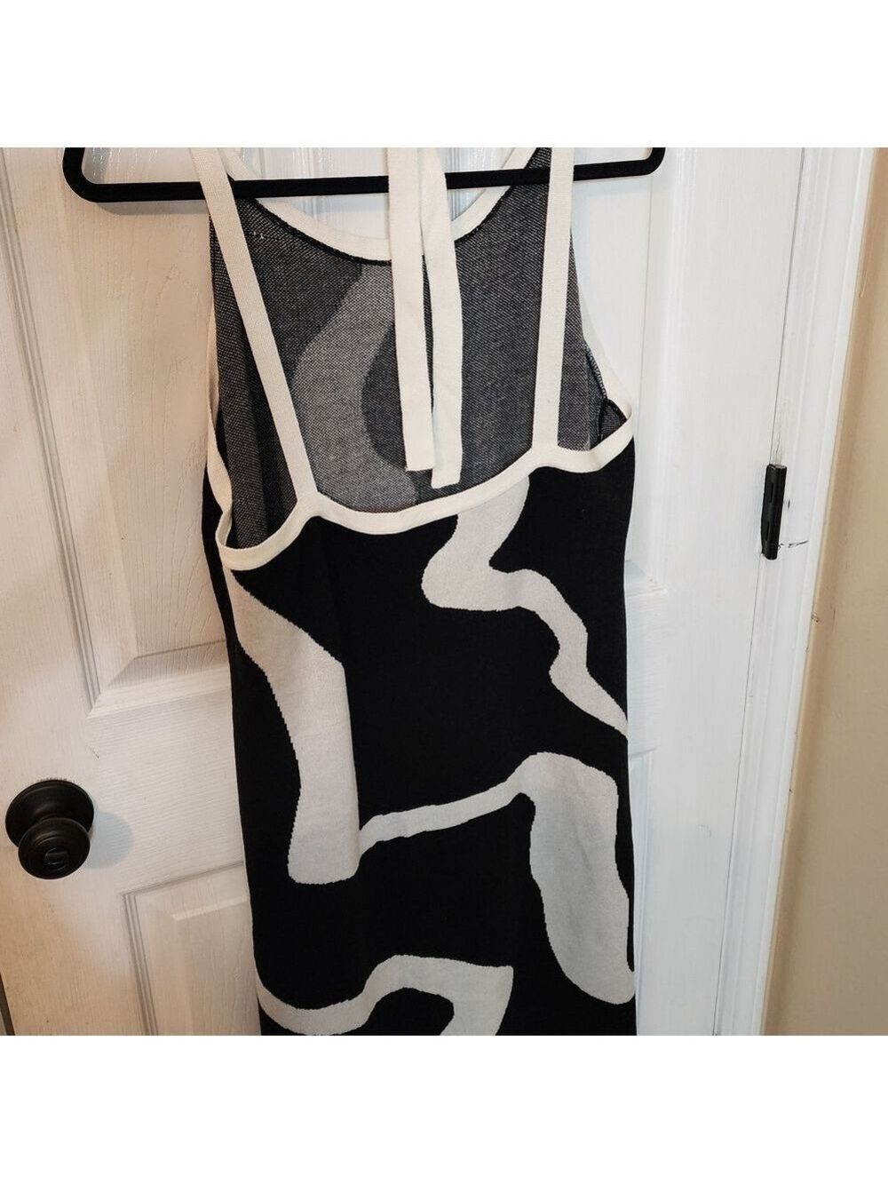 SHEIN Black and White Backless Dress FREE Cardigan - Picture 7 of 12